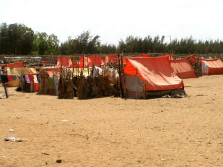 2005-01-01: Tsunami refugee camp, near Mahabalipuram, India